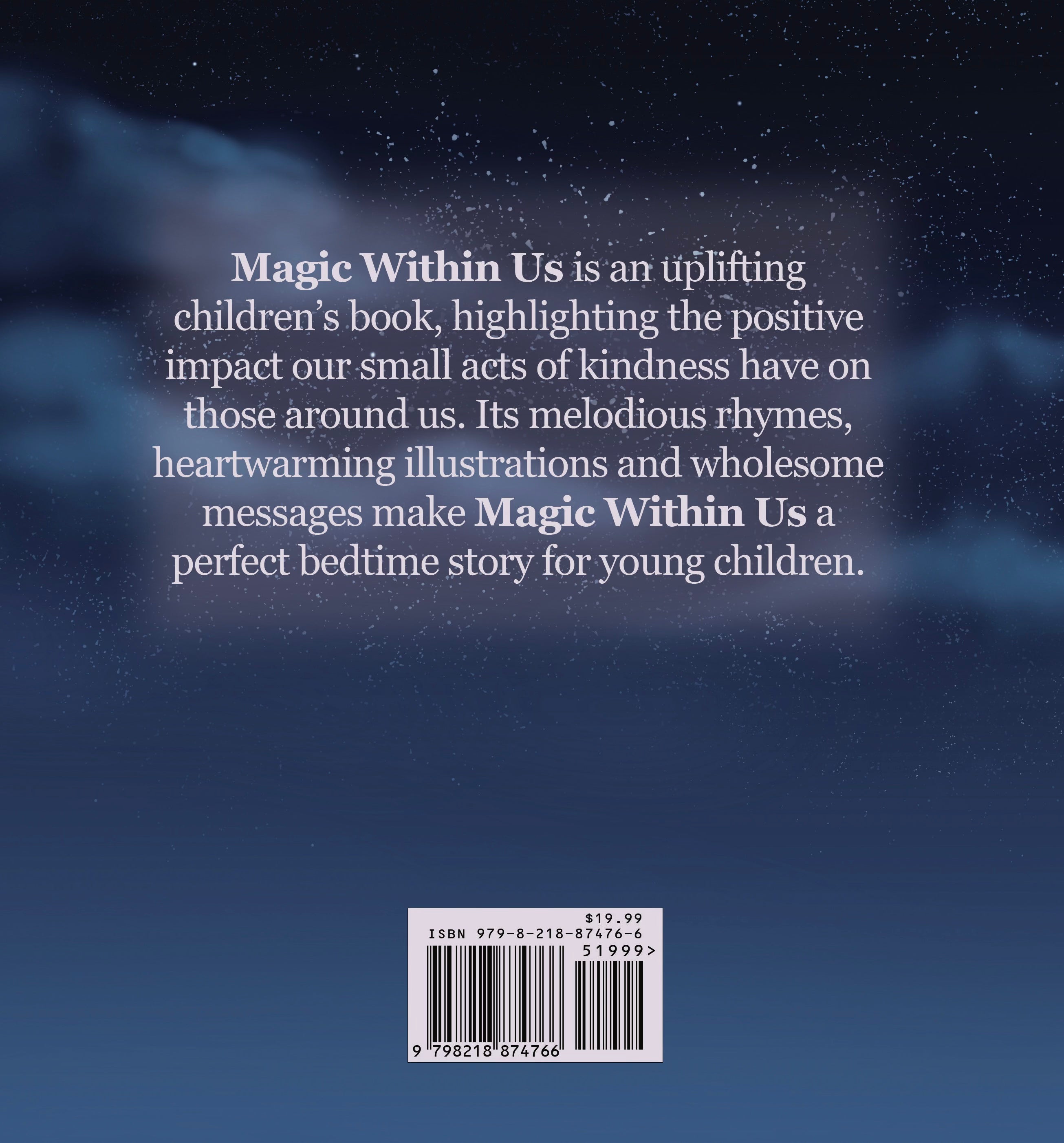 Magic Within Us Hardcover - PRE-ORDER (1 Copy)